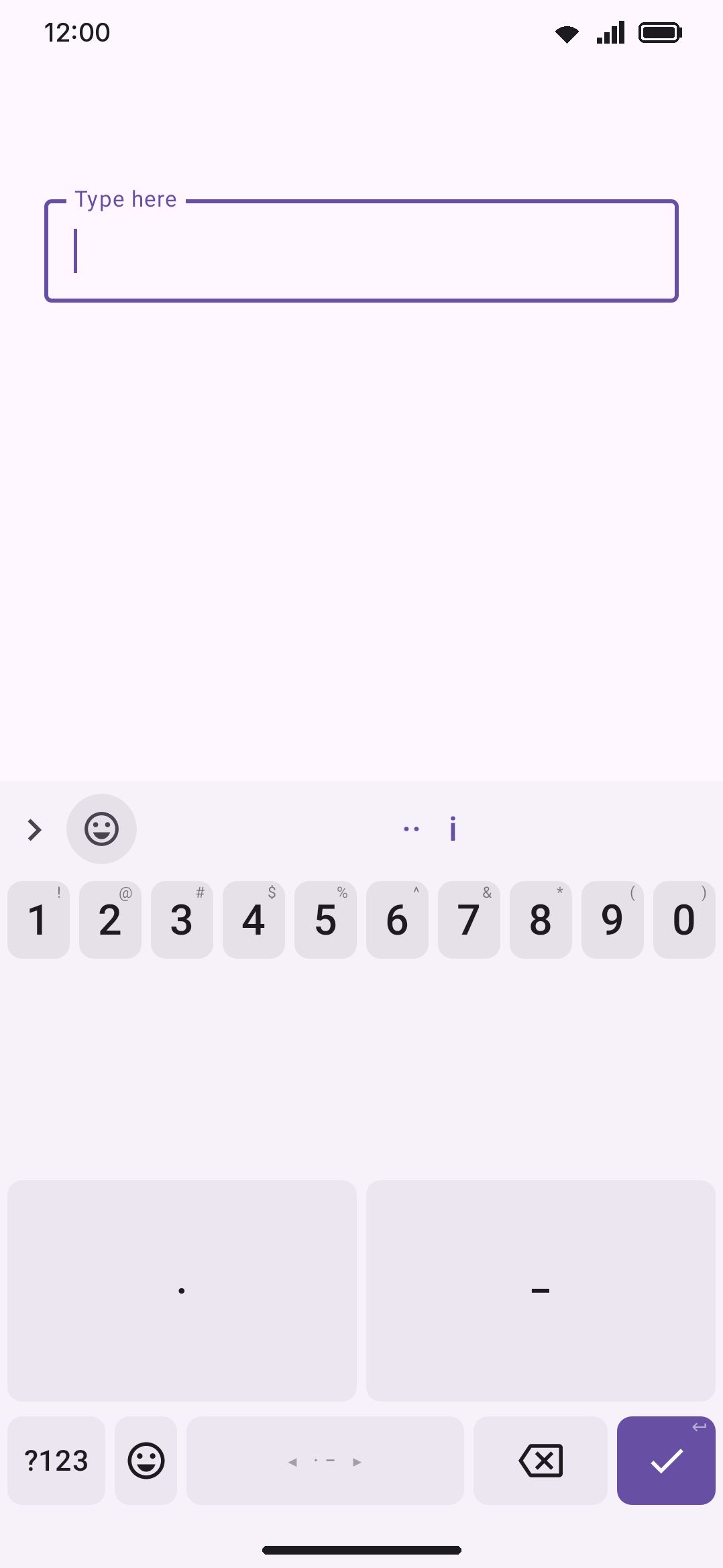 Typing morse: the strip shows the sequence so far and, live, the letter it currently spells.