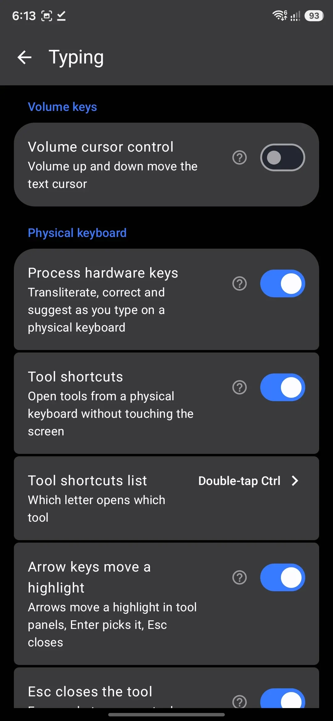 Volume cursor control and its media-aware release toggle.