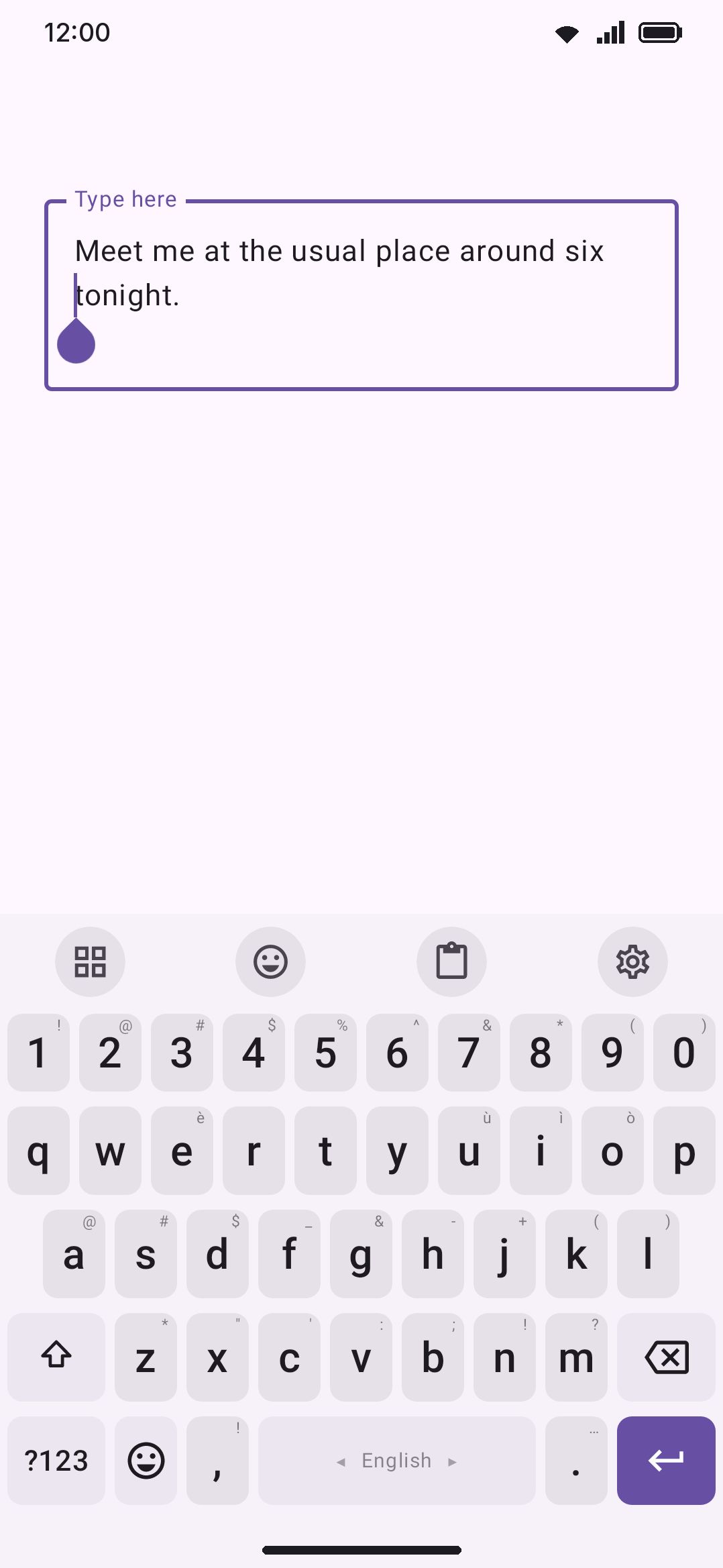 With Volume cursor control on, the hardware volume keys move the text cursor instead of the volume.